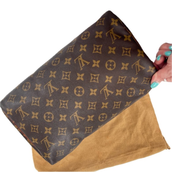 LOUIS VUITTON LV Monogram Speedy 30 Satchel Bag Vintage 1996 Authentic - Picture 9 of 16